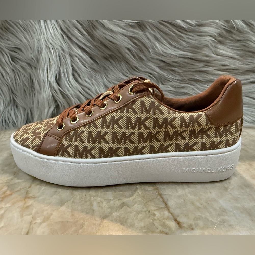 Michael Michael Kors Logo Canvas Sneakers